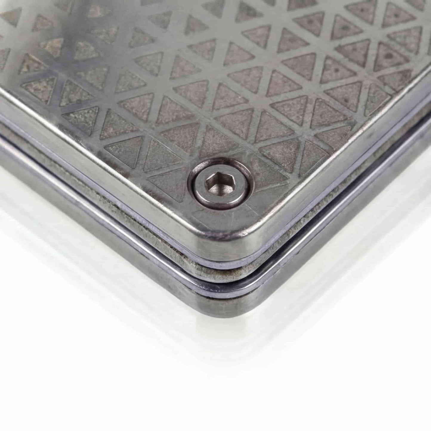 Moxxley MX-300 slim metal credit card holder – 316 stainless steel minimalist wallet with money clip