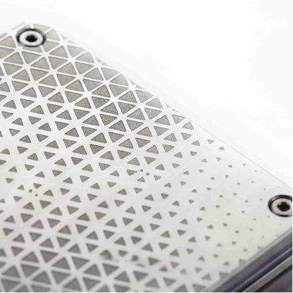 Moxxley MX-300 slim metal credit card holder – 316 stainless steel minimalist wallet with money clip