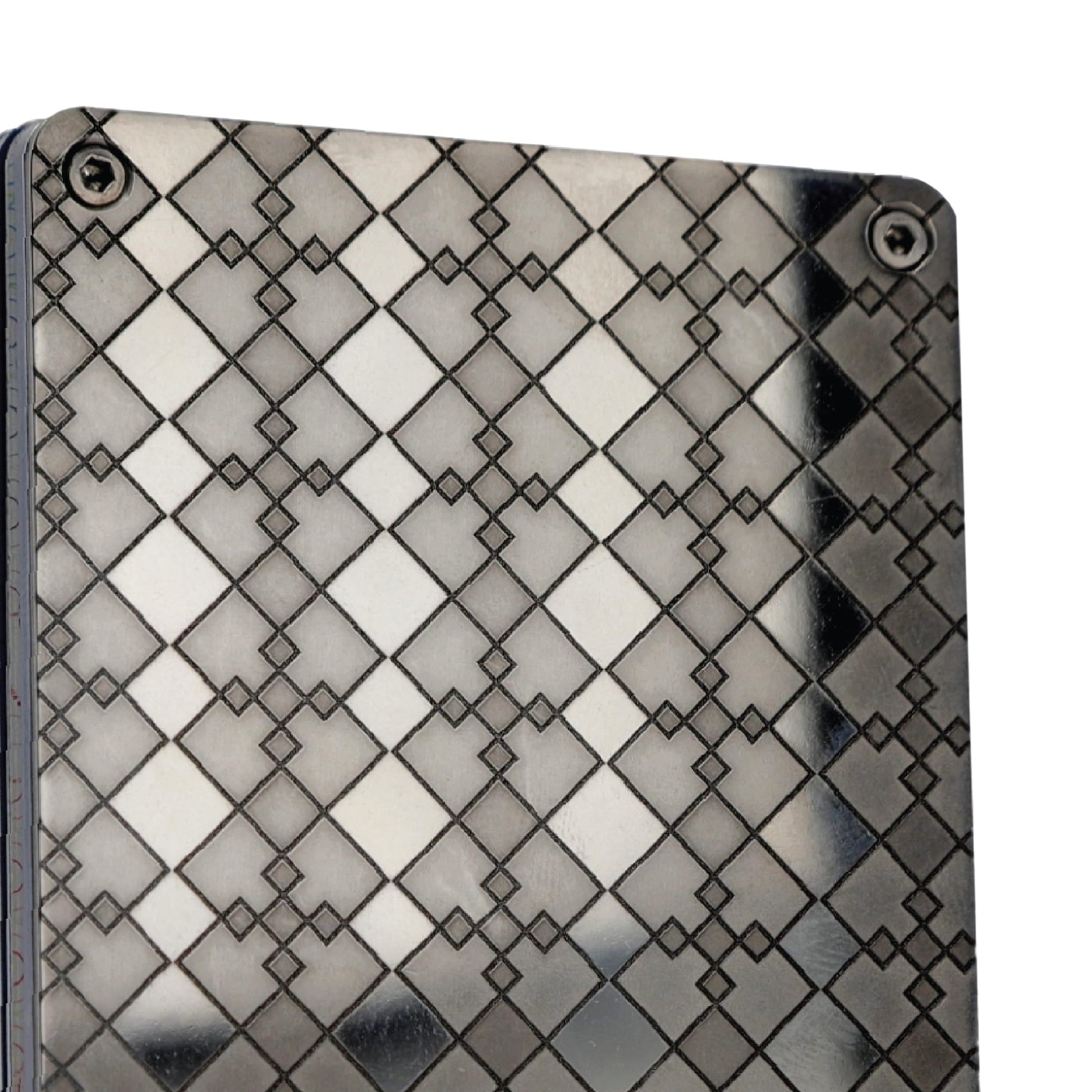 Moxxley MX-311 slim metal credit card holder – 316 stainless steel minimalist wallet with money clip